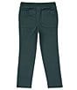 Color:Green - Image 2 - Little Boys 2T-7 Twill Pull-On Joggers