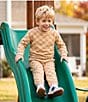 Scene&Heard Little Boys Checkerboard Crewneck and Jogger Lounge Set - Image 3