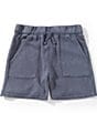 Scene&Heard Little Boys Garment Dyed Terry Pull-On Shorts - Image 2