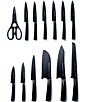 Schmidt Brothers Cutlery Jet Black 14-Piece Knife Block Set - Image 1