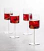 Color:Clear - Image 3 - Tritan Modo Red Wine Glasses, Set of 4