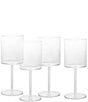 Color:clear - Image 2 - Tritan Modo White Wine Glasses, Set of 4