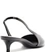 Schutz Alessia Low Patent Leather Pointed Toe Slingback Pumps - Image 3