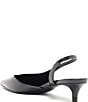 Schutz Alessia Low Patent Leather Pointed Toe Slingback Pumps - Image 5