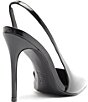Schutz Alessia Patent Leather Pointed Toe Slingback Pumps - Image 3