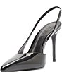 Schutz Alessia Patent Leather Pointed Toe Slingback Pumps - Image 6