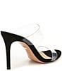 Color:Black/Transparent - Image 2 - Ariella Transparent Clear High Heel Dress Sandals