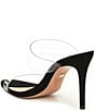 Color:Black/Transparent - Image 3 - Ariella Transparent Clear High Heel Dress Sandals