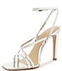 Color:Silver - Image 6 - Bari Patent Leather Strappy Dress Sandals