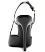 Schutz Boris Leather Slingback Pointed Toe Pumps - Image 4