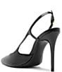 Schutz Boris Leather Slingback Pointed Toe Pumps - Image 5