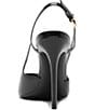 Schutz Boris Leather Slingback Pointed Toe Pumps - Image 4