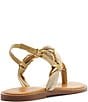Schutz Camellia Woven Chain Thong Flat Sandals - Image 3