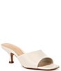Schutz Dethalia Leather Square Toe Slide Sandals - Image 1