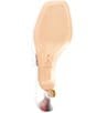 Color:Prata - Image 6 - Dethalia Leather Square Toe Slide Sandals