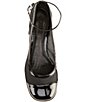 Color:Black - Image 5 - Dorothy Patent Mesh Ankle Strap Mary Jane Pumps