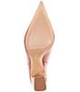Schutz Eleanor Leather Pointed Toe Block Heel Mules - Image 6