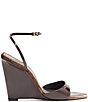 Schutz Elodie Patent Leather Ankle Strap Wedge Sandals - Image 2