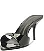 Schutz Elodie Patent Leather Stiletto Slide Sandals - Image 6