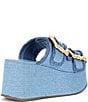 Color:Azul/Summer Jeans - Image 2 - Enola Buckle Denim Platform Sandals