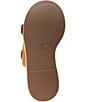 Color:Miele - Image 6 - Enola Buckle Suede Platform Espadrille Wedge Sandals