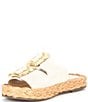 Color:Pearl - Image 4 - Enola Rope Suede Chunky Espadrille Sandals