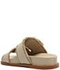 Color:Oyster - Image 5 - Enola Sporty Casual Bamboo Buckle Slides
