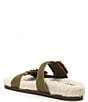 Color:Matcha - Image 3 - Enola Weekend Sporty Suede Buckle Detail Slide Sandals
