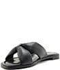 Color:Black - Image 4 - Fairy Leather Slide Sandals