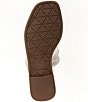 Color:Cristal/Prata - Image 6 - Giulia Leather Rhinestone Embellished Sandals