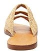 Color:Natural - Image 4 - Ivy Woven Flat Sandals