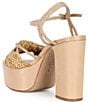 Schutz Kalina Light Wood Platform Sandals - Image 3