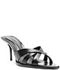 Schutz Keefa Leaf Leather Slide Sandals - Image 1