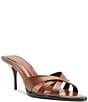 Schutz Keefa Leaf Leather Slide Sandals - Image 1