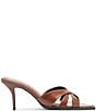 Schutz Keefa Leaf Leather Slide Sandals - Image 2