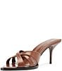 Schutz Keefa Leaf Leather Slide Sandals - Image 6