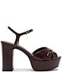 Schutz Keefa Leather Platform Block Heel Sandals - Image 2