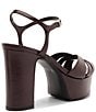 Schutz Keefa Leather Platform Block Heel Sandals - Image 3