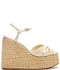 Schutz Keefa Wedge Leather Platform Sandals - Image 2