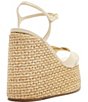 Schutz Keefa Wedge Leather Platform Sandals - Image 3