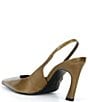 Schutz Lexi Leather Pointed Toe Slingback Pumps - Image 3