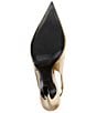 Schutz Lexi Leather Pointed Toe Slingback Pumps - Image 6