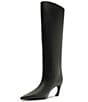 Schutz Lexi Mid Leather Pointed Toe Tall Boots - Image 6