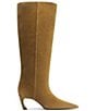 Schutz Lexi Mid Suede Pointed Toe Tall Boots - Image 2
