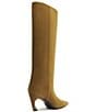 Schutz Lexi Mid Suede Pointed Toe Tall Boots - Image 3