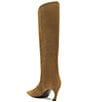 Schutz Lexi Mid Suede Pointed Toe Tall Boots - Image 5