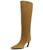 Schutz Lexi Mid Suede Pointed Toe Tall Boots - Image 6