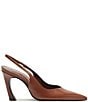 Schutz Lexi Sling Leather Pointed Toe Pumps - Image 2