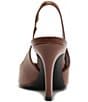 Schutz Lexi Sling Leather Pointed Toe Pumps - Image 4