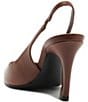 Schutz Lexi Sling Leather Pointed Toe Pumps - Image 5